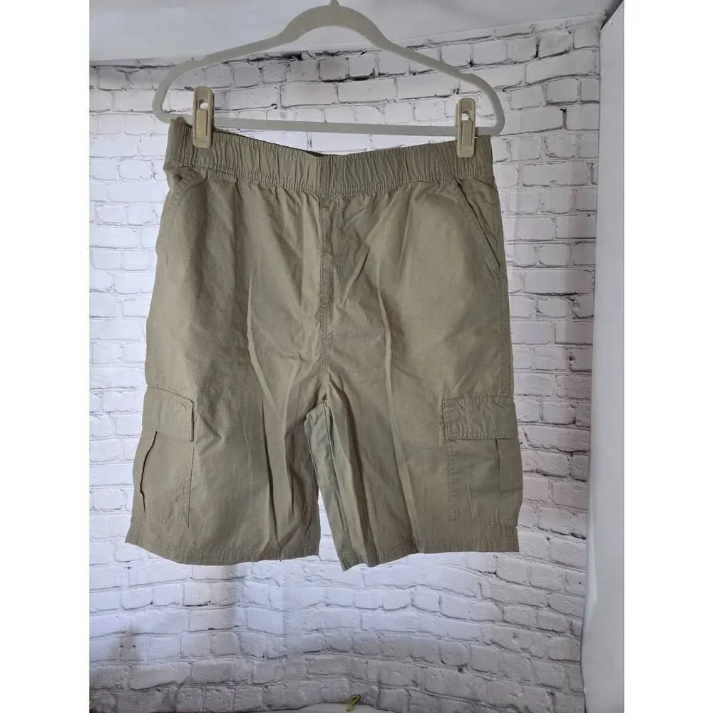 Childrens Place Boys Size 18 Husky Beige Cargo Shorts